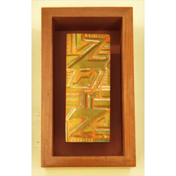 Image 1 of Vintage houten wandlamp, 1950