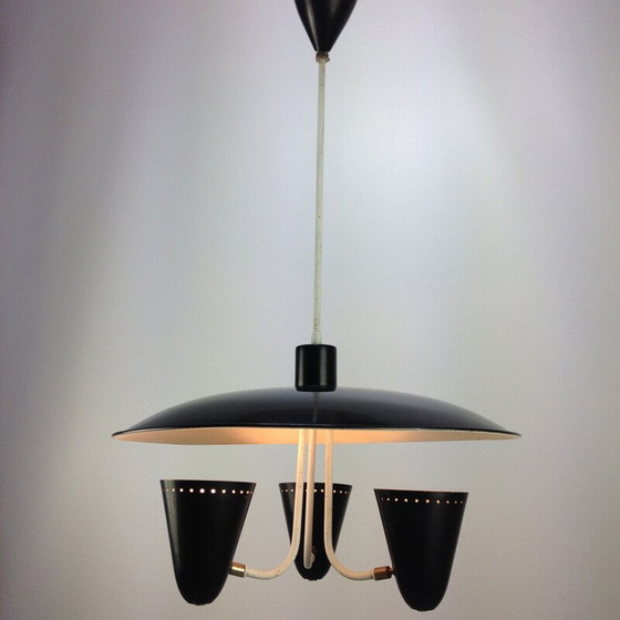 Image 1 of Mid century hanglamp van H. Th. J. A. Busquet voor Hala, Nederland 1950
