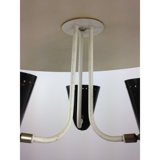 Image 1 of Mid century hanglamp van H. Th. J. A. Busquet voor Hala, Nederland 1950