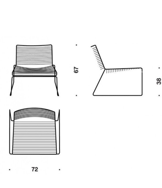 Image 1 of HAY tuinstoelen ontworpen door Hee Welling.