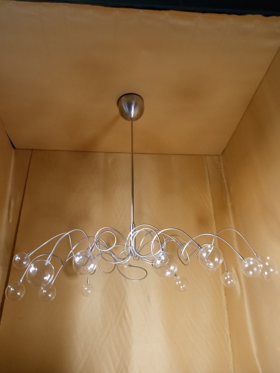 Image 1 of Harco Loor design lamp Big bubbles 14 kristalheldere bollen