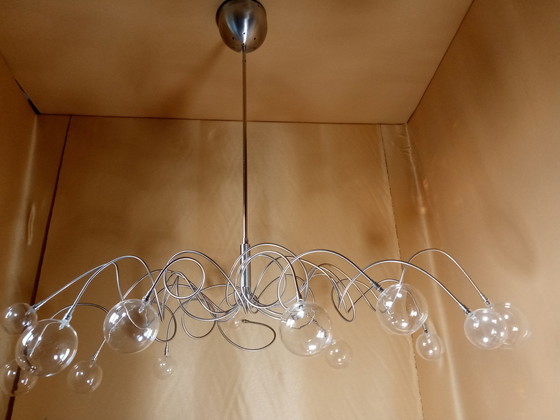 Image 1 of Harco Loor design lamp Big bubbles 14 kristalheldere bollen