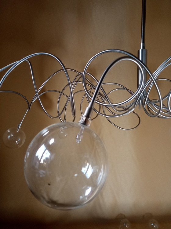 Image 1 of Harco Loor design lamp Big bubbles 14 kristalheldere bollen