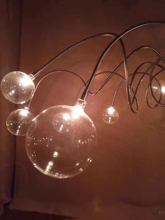 Image 1 of Harco Loor design lamp Big bubbles 14 kristalheldere bollen