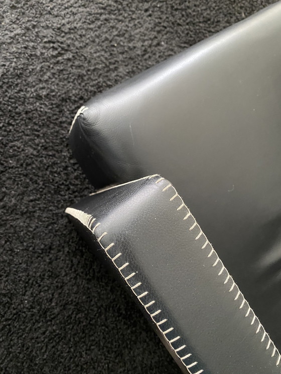 Image 1 of 2X Cassina Fauteuil Utrecht Zwart Leer