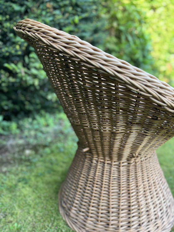 Image 1 of 2x rotan fauteuil / rieten fauteuil