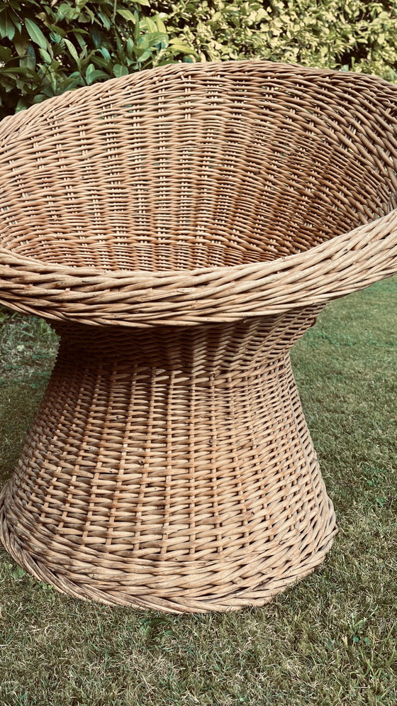 Image 1 of 2x rotan fauteuil / rieten fauteuil