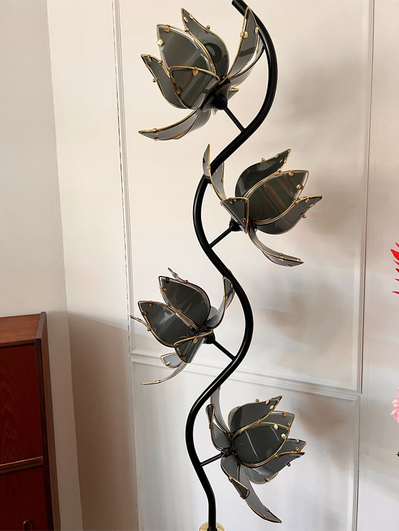 Image 1 of Vintage Lotus vloerlamp