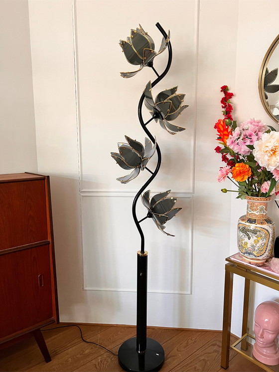 Image 1 of Vintage Lotus vloerlamp