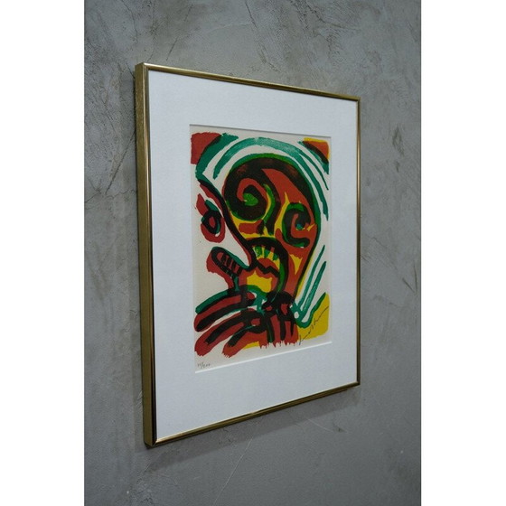 Image 1 of Vintage abstracte litho van Bengt Lindström, Zweden 1970