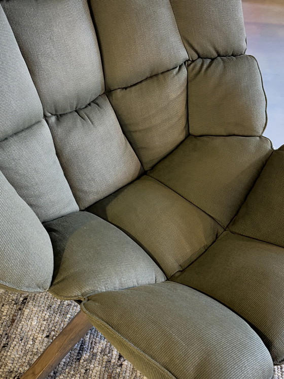 Image 1 of B&B Italia Husk H3G Lounge Chair Met Voetenbank Hp4