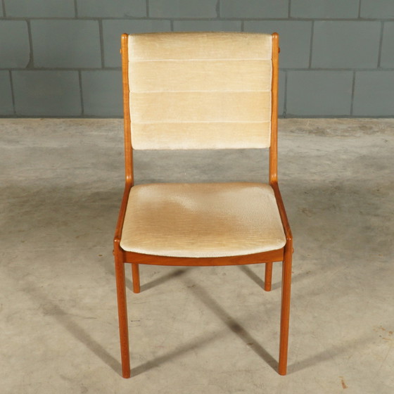 Image 1 of Midcentury Teakhouten Eetkamerset – Tafel – 4 Stoelen