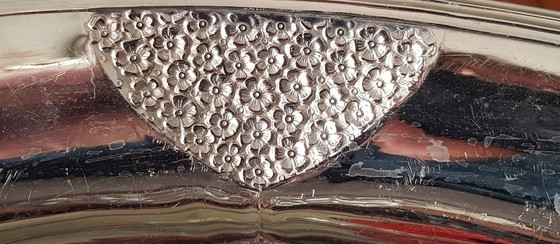 Image 1 of Art Deco zilveren schaal van Wmf, 1920S