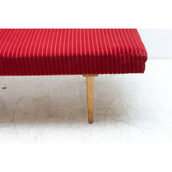 Image 1 of Mid century opklapbaar daybed van Miroslav Navrátil, Tsjecho-Slowakije 1960
