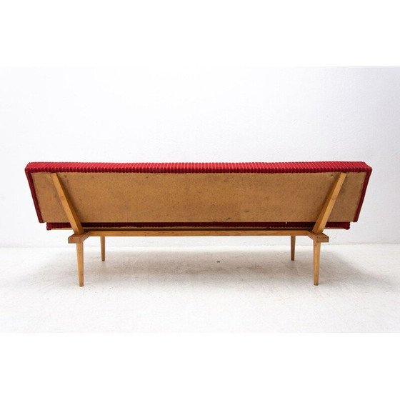 Image 1 of Mid century opklapbaar daybed van Miroslav Navrátil, Tsjecho-Slowakije 1960