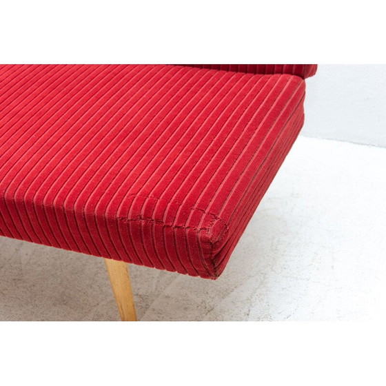 Image 1 of Mid century opklapbaar daybed van Miroslav Navrátil, Tsjecho-Slowakije 1960