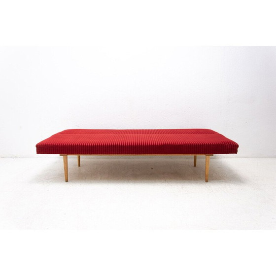 Image 1 of Mid century opklapbaar daybed van Miroslav Navrátil, Tsjecho-Slowakije 1960