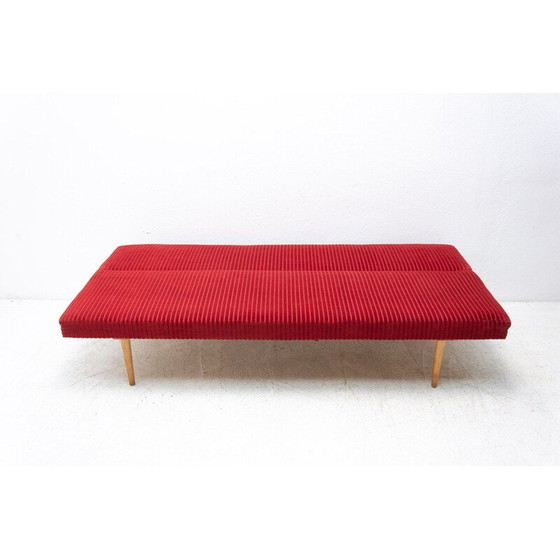 Image 1 of Mid century opklapbaar daybed van Miroslav Navrátil, Tsjecho-Slowakije 1960
