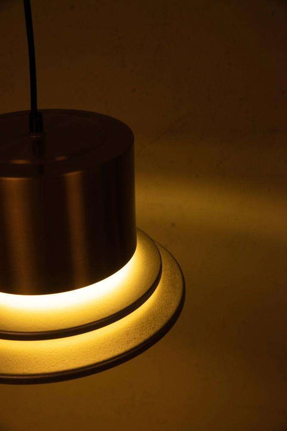 Image 1 of Scandinavische vintage hanglamp schalen, space age pendant