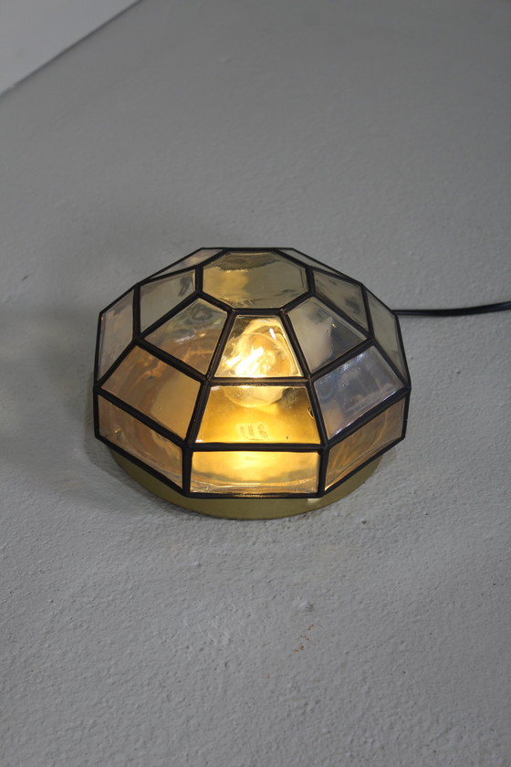 Image 1 of Vintage Plafondlamp, Wandlamp - Caralux, Jaren '70