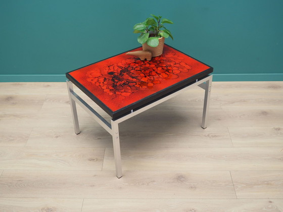 Image 1 of Glazen salontafel, Deens ontwerp, 1970S, Ontwerper: Jean René