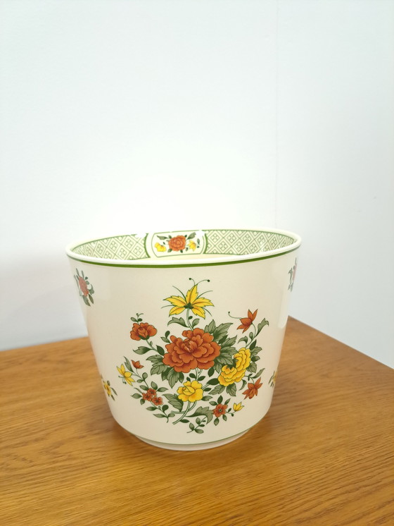 Image 1 of Porseleinen bloempot Villeroy en Boch Summerday