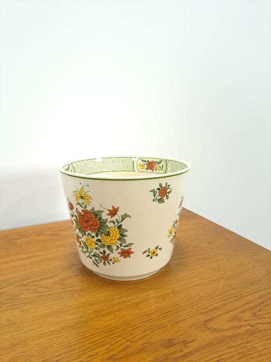 Image 1 of Porseleinen bloempot Villeroy en Boch Summerday