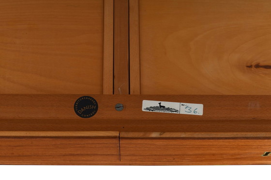 Image 1 of Mod. 36 Teak bureau door Severin Hansen voor Haslev, 1950