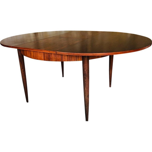 Vintage palissander uitschuifbare tafel, 1960