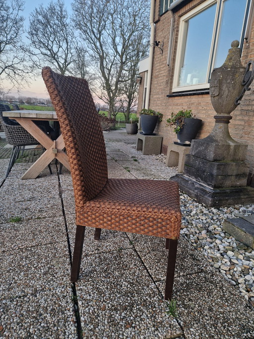 6 Lloyd Loom Kamerstoelen