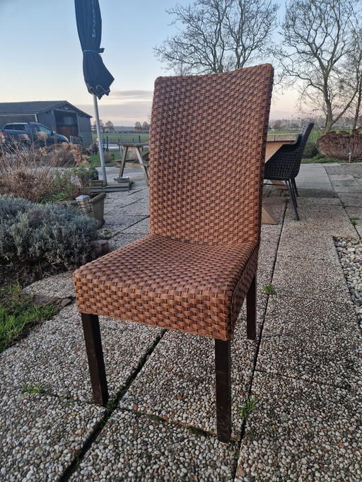 6 Lloyd Loom Kamerstoelen