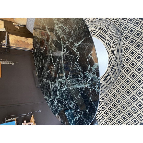 Image 1 of Vintage ovale marmeren eettafel van Eero Saarinen voor Knoll International, 1950