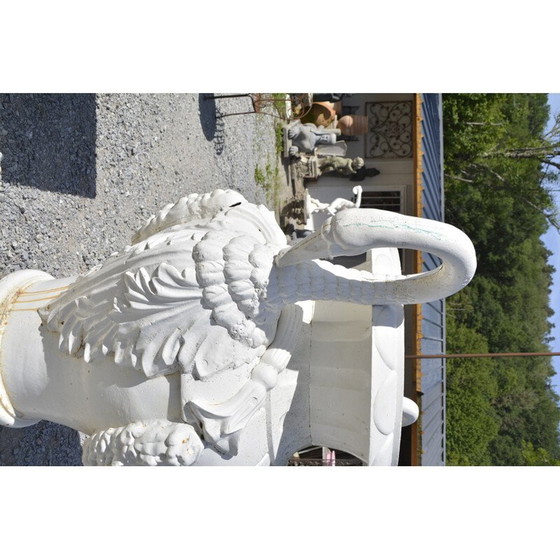 Image 1 of Vintage pot met zwanenkoppen