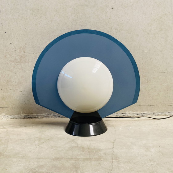 Image 1 of Arteluce model Tikal Italiaans design tafel lamp 1980 P. G. Ramella 