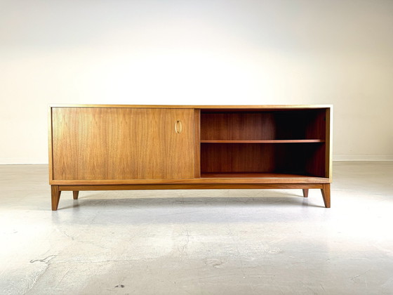 Image 1 of Mid Century Dressoir I Wk Möbel Georg Satink Walnoot