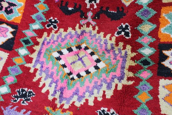 Image 1 of vintage Berber Boujaad wollen vloerkleed 