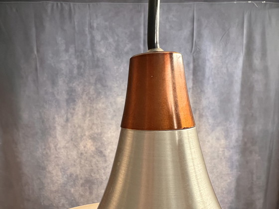 Image 1 of Aluminium plafondlamp van Philips, Holland 70S