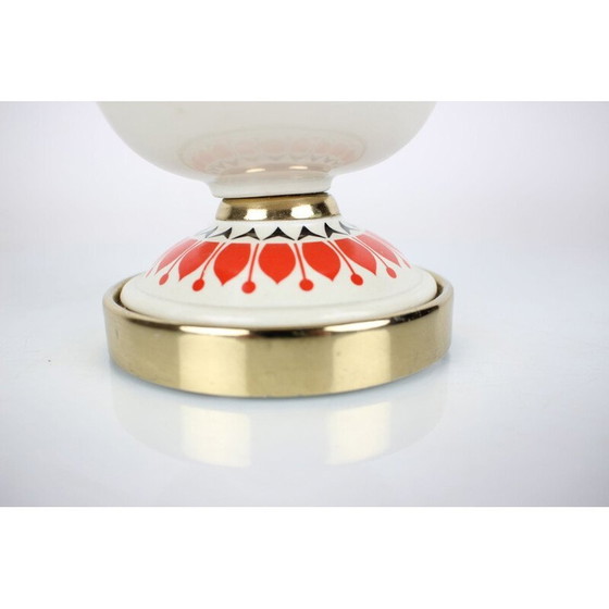 Image 1 of Vintage porseleinen lamp, Tsjechoslowakije 1960