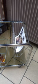 Vintage bar cart