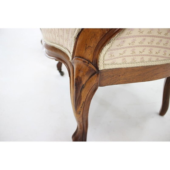 Image 1 of Paar vintage Deense Rococo fauteuils, jaren 1900
