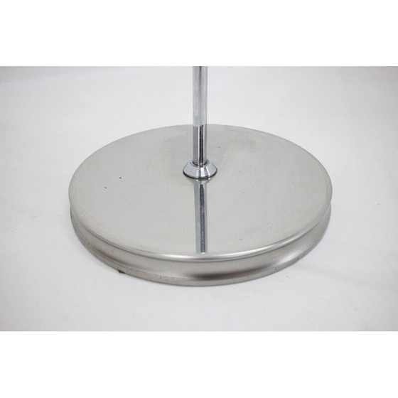 Image 1 of Vintage zilveren metalen vloerlamp van Harvey Guzzini