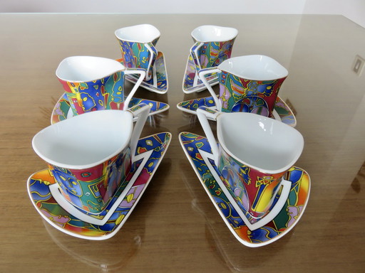 Frans" koffieservies Du Galion 2000