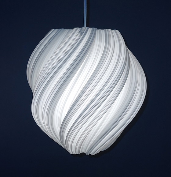 Image 1 of Swiss Design Koch #2 Tegen de klok in Hanglamp Wit