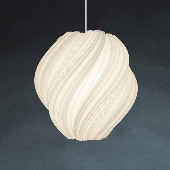 Image 1 of Swiss Design Koch #2 Tegen de klok in Hanglamp Wit