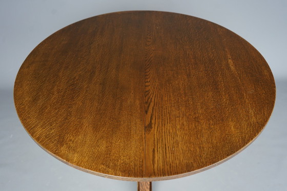 Image 1 of Art Deco Eikenhouten Console Tafel door Frits Spanjaard voor Lov, jaren 1920