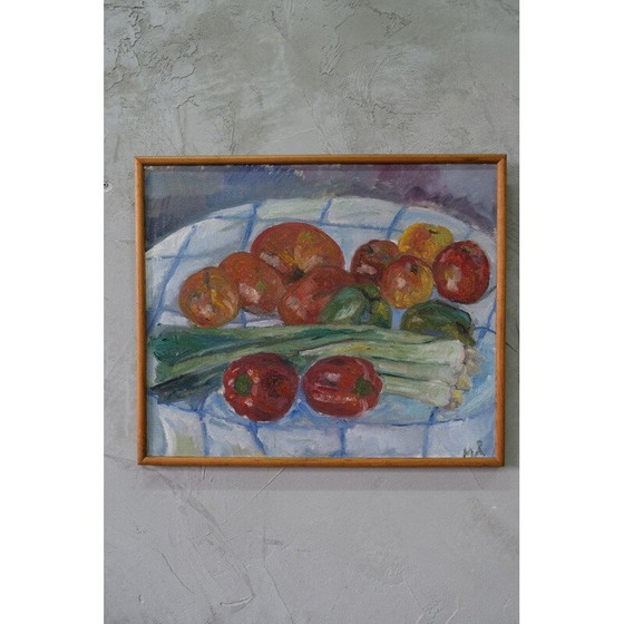 Image 1 of Vintage modern stilleven door Marianne Ågren, Zweden 1960