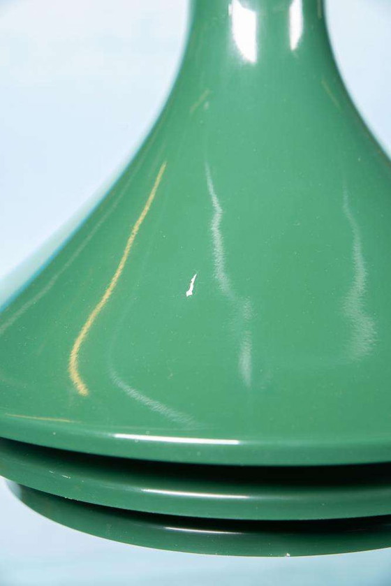 Image 1 of Zweeds Design schalenlamp vintage 60s, groen Hans Jakobssen