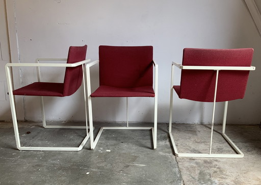 4 Dutch Design Eetkamerstoelen Van Pierre Masairac & Karel Boonzaaier Voor Hennie De Jong International Collections