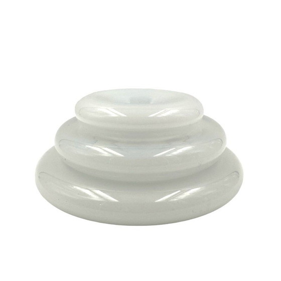 Image 1 of Vintage "Pomeri" zakje in troebel kristal van Eleonore Peduzzi Riva en Vistosi Murano, Italië 1972