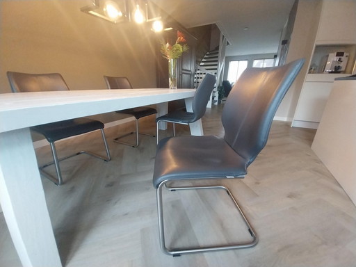 4x Bree'S New World Eetkamer Fauteuils